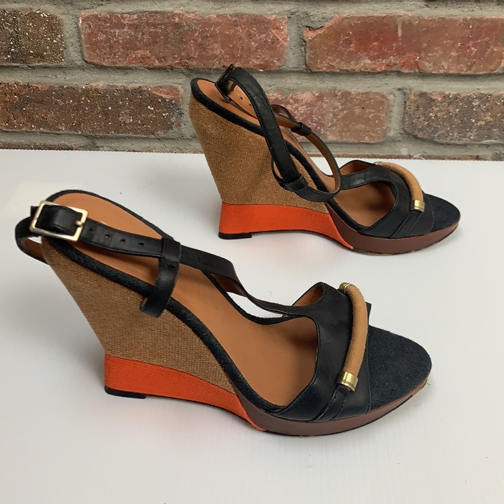 Rachel Roy Terese Combo T-Strap Wedge Sandal, 8.5 - Picture 9 of 13